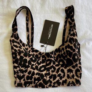 Pretty Little Things: BROWN LEOPARD PRINT CROP TOP